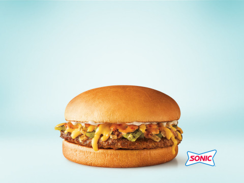 SONIC® Drive-In introduces the new Queso Burger, featuring a delicious harmony of melty queso and Hatch Green Chiles. (Photo: Business Wire)
