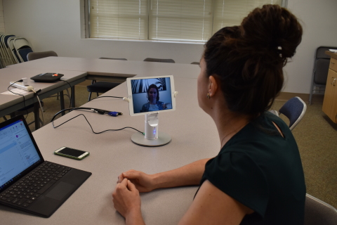 Compass Health Bridge mobile telehealth system connects providers and clients. (Photo: Business Wire)