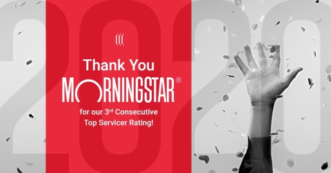 original Vervent Earns Their 3rd Consecutive Top Morningstar Credit Ratings Ranking. (Graphic: Business Wire)