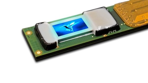 original CP re-engineered its market-ready LCoS backplane technology into an innovative constant current drive configuration for microLED pixels based on its industry-leading 0.26” diagonal (~3 μm pixel) 1080p display format. (Photo: Business Wire)