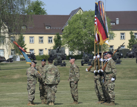 Fluor will provide the U.S. Army Europe’s 7th Army Training Command with logistics support services. Pictured is a change of command ceremony in Germany. (Photo: Business Wire)