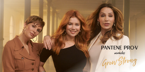 Die neue GrowStrong Kampagne von Pantene Pro-V (Foto: Business Wire)