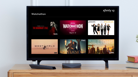 Xfinity Watchathon Week returns May 11-17 with more than 10,000 free TV shows and movies (Photo: Business Wire)