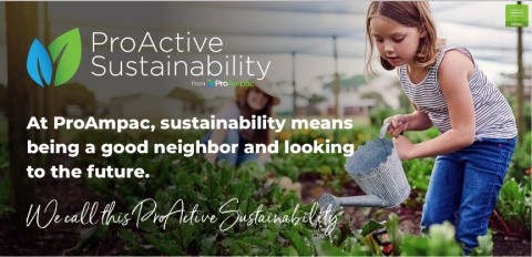 From ProAmpac: new ProActive Sustainability home page. (Photo: Business Wire)