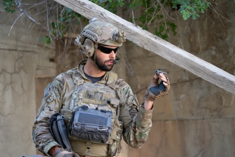 Extremely light, nearly silent, and with a flight time up to 25 minutes, the combat-proven, pocket-sized FLIR Black Hornet transmits live video and HD still images back to the operator. Its information feed provides soldiers with immediate covert situational awareness to help them perform missions more effectively. FLIR has delivered more than 12,000 Black Hornet nano-UAVs to defense and security forces worldwide. (Photo: Business Wire)