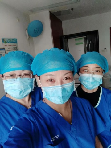 Fresenius Kidney Care nurses volunteered to care for dialysis patients who contracted COVID-19 in Wuhan, China, where the outbreak first took place. (Photo: Business Wire)