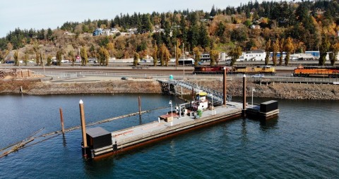 New commercial wharf at Port of Kalama (Photo: Business Wire)