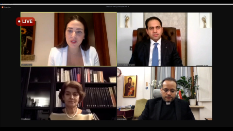 original An online press conference on Monday to announce the details of the initiative (Photo: AETOSWire)