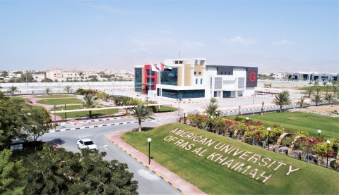 A panoramic view of part of the AURAK campus in Ras Al Khaimah‎ (Photo: AETOSWire)