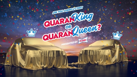 SONIC commemorates prom season by crowning America’s QuaranQueen and QuaranKing, giving away a brand-new car to each (Photo: Business Wire)