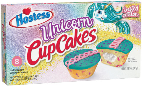 Hostess Unicorn Cupcakes (Photo: Business Wire)