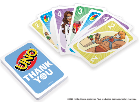 Mattel Expands #ThankYouHeroes Collection With New Collectible Products From UNO® (Photo: Business Wire)