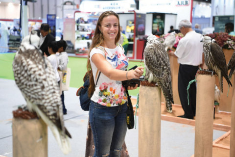 thumbnail Impressive turnout at Abu Dhabi International Hunting and Equestrian Exhibition (ADIHEX) 2019 (Photo: AETOSWire)
