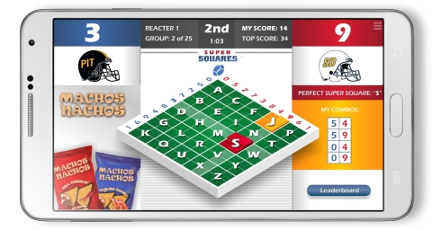 Super Squares® Classics supports classic football games in real time. IMAGE BY: React, LLC