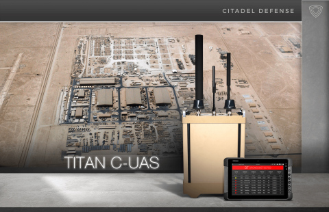 Citadel Defense's Titan system prevents group I and II unmanned system threats from entering a protected airspace. (Photo: Business Wire)