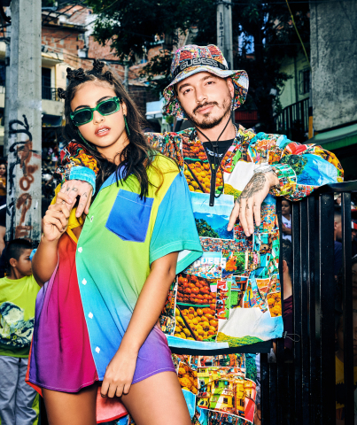 GUESS?, Inc. Announces GUESS x J Balvin ‘Colores’ Capsule Collection June 19th, 2020 Launch Date (Photo: Business Wire)