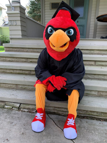 OHVA Mascot, Cardy, is ready for Graduation! (Photo: Business Wire)