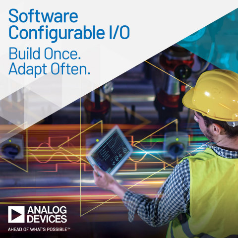 Analog Devices Announces Industry's First Software Configurable Industrial I/O for Building Control and Industrial Automation (Photo: Business Wire)