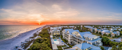 The WaterColor community is situated along the white-sand beaches of the Gulf of Mexico (Photo: Business Wire)