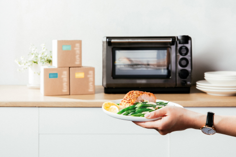 Tovala’s fresh, chef-crafted meals and smart oven prepare home-cooked meals without the work. (Photo: Business Wire)