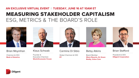 Join a panel of global business leaders as the discuss what's next for ESG reporting. (Photo: Business Wire)