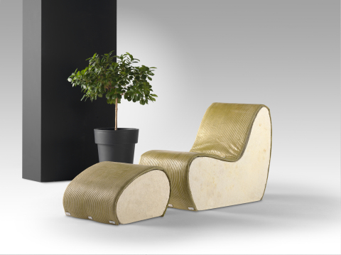 Worth Partnership Project_"Lucid", organic chair "nourished” to reach desired shape (Photo: WORTH Partnership Project)