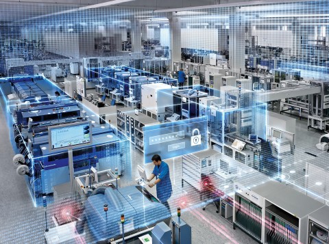 Siemens introduces workplace distancing solution to manage “next normal” manufacturing (Photo: Business Wire)