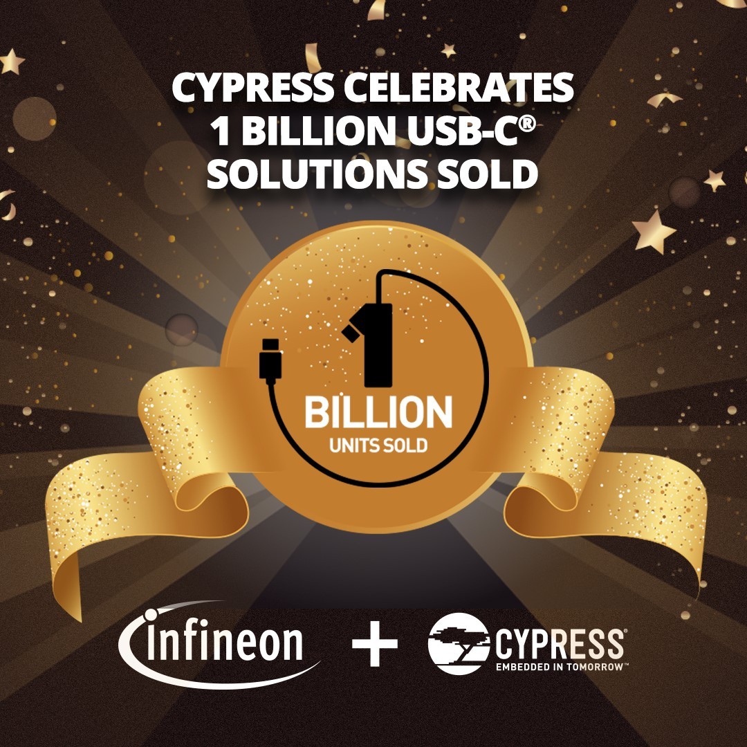 Cypress Ships Its One Billionth Usb C Device Business Wire