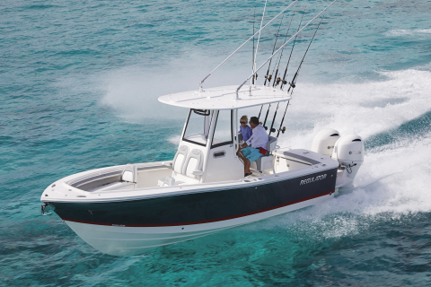 Regulator Marine has selected Fusion to be its premier entertainment supplier to outfit its full line of offshore sportfishing center console boats beginning model year 2021. Both Garmin electronics, and stereos, speakers and amplifiers from Fusion, a Garmin brand, will now be standard equipment on all Regulator boats ranging from 23 to 41 feet. (Photo: Business Wire)