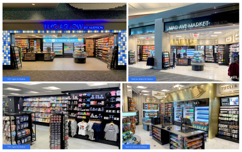 Hudson's New Stores at LaGuardia Airport Terminal B: "NYC Aglow by Hudson" and "Mad Ave Market by Hudson" (Photo: Business Wire)
