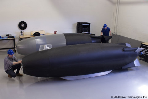 Dive Technologies Commercial Large Displacement UUV (Photo: Business Wire)