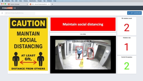 Lightning™ Health & Safety Solutions - Social Distancing (Photo: Business Wire)