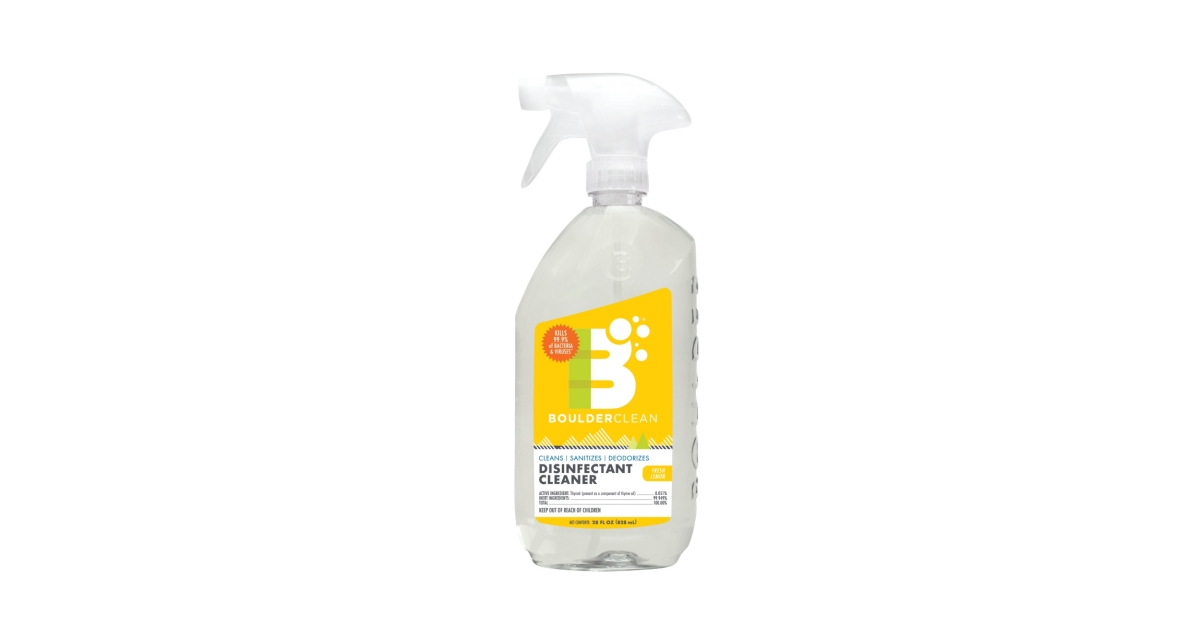1908 Brands Announces Launch of Boulder Clean Household Disinfectant