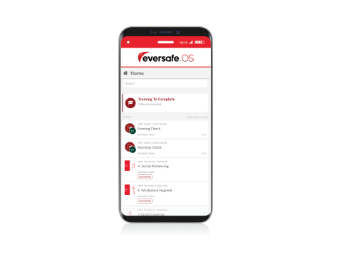 As business restrictions ease, the EverSafe™OS mobile app was developed to provide operators with tools and resources to safely reopen and sustain operations in today’s environment. (Photo: Business Wire)