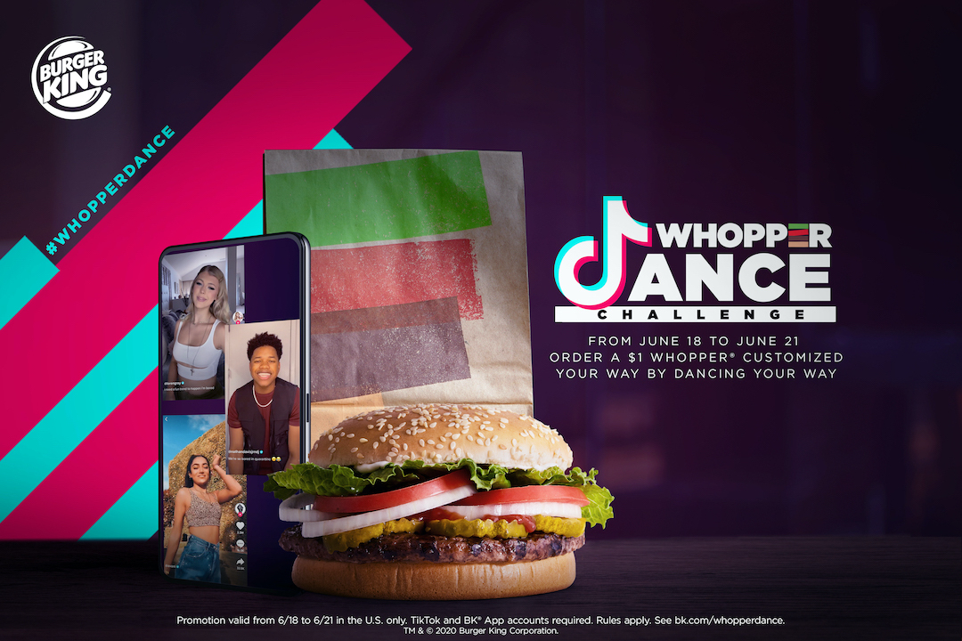 Burger King Restaurants Partner With Tiktok To Launch First Ever