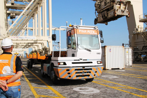 thumbnail Velodyne’s Puck(TM) 3D lidar sensors and Rajant's M2M Kinetic Mesh BreadCrumb(R) wireless nodes are vital to enable DGWorld to deliver and integrate autonomous technology into the existing internal terminal vehicle fleet at DP World's Jebel Ali Port. (Photo: Business Wire)