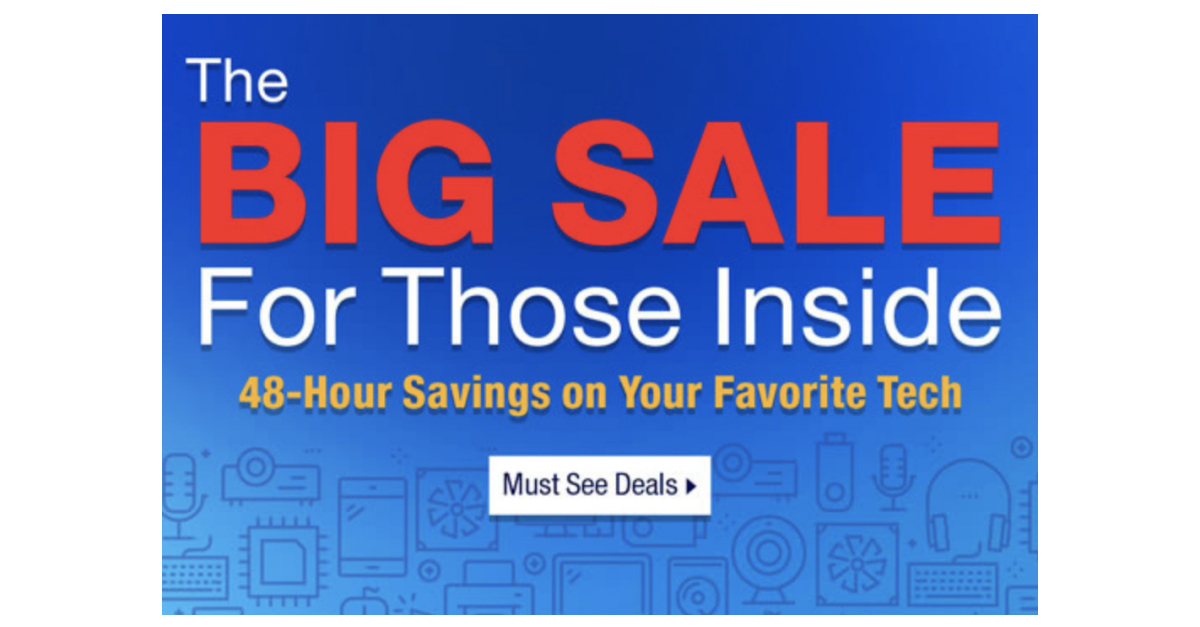 Newegg’s “Big Sale for Those Inside” to Offer Four Days of Big Savings