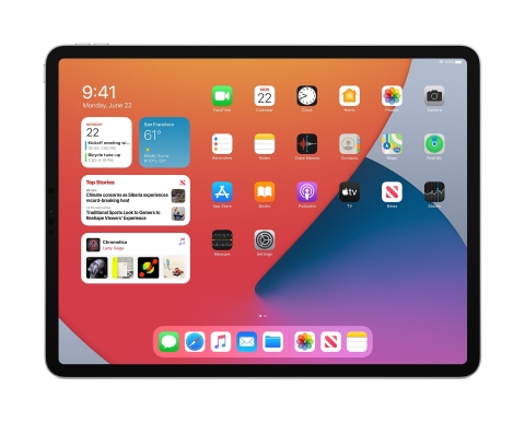 iPadOS 14 introduces new features and designs that make the iPad experience even more distinctive. (Graphic: Business Wire)