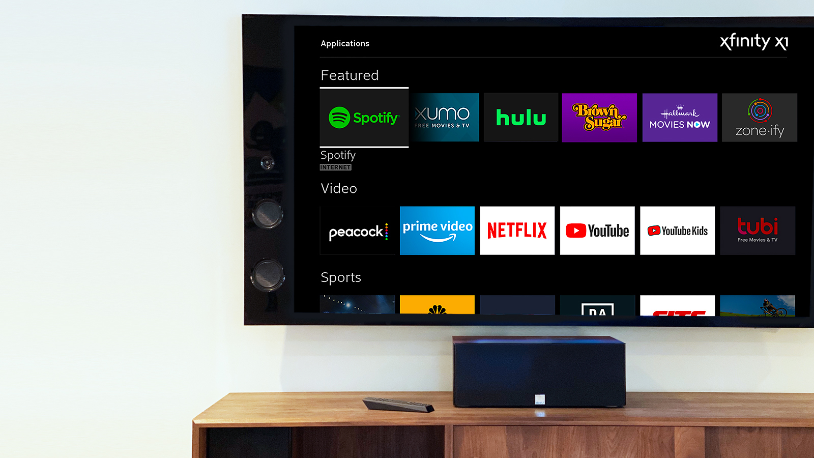 Spotify Launches On Comcast S Xfinity X1 And Flex Business Wire