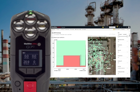 Blackline Safety partners with NevadaNano to bring their MPS flammable gas sensor as part of the Blackline G7 portfolio of cloud-connected safety wearables (Graphic: Business Wire)