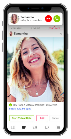 Clover's Live Video Dating lets you video chat with other singles instantly  (Photo: Business Wire)