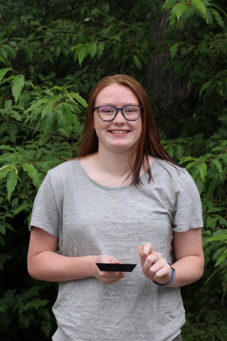 Elena Miller received the third place award in the Maine App Challenge. (Photo: Business Wire)