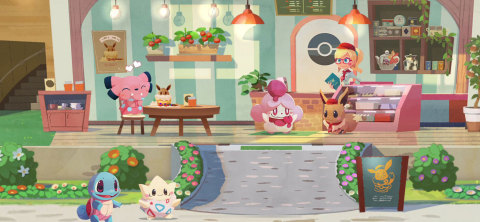 Pokémon Café Mix is now available to download for free in Nintendo eShop on Nintendo Switch. (Photo: Business Wire)