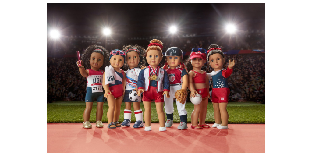 American Girl Team USA - Team USA Track & Field Set for 18 Inch Dolls-