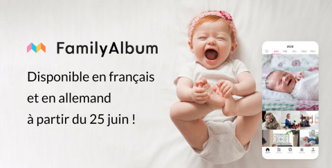 FamilyAlbum disponible en français et en allemand à partir du 25 juin ! (Graphic: Business Wire)