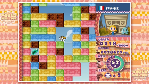 The popular action-puzzle game Mr. DRILLER DrillLand makes its Western debut on the Nintendo Switch system. (Photo: Business Wire)