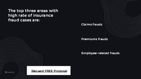 The top three areas with high rate of insurance fraud cases