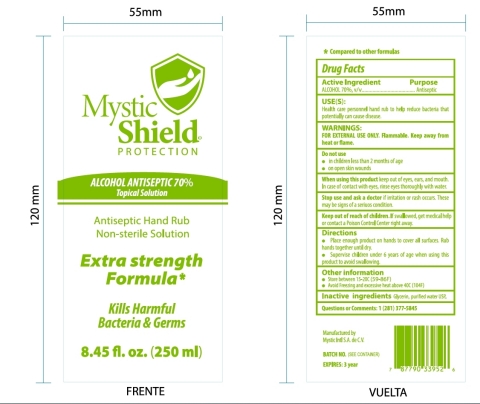 Mystic Shield Protection Topical Solution label (Graphic: Business Wire)