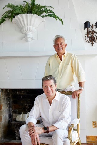 Mark Badgley & James Mischka, co-founder of Badgley Mischka (Photo: Glamhive)