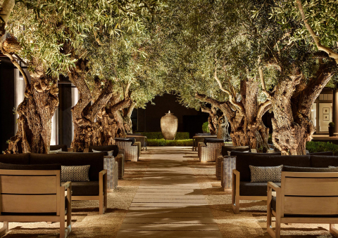 GARDEN COURTYARD AT RH MARIN, THE GALLERY AT THE VILLAGE (Photo: Business Wire)